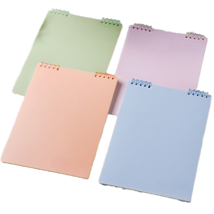 New Creative Macaron A5 Notebook Promotional Spiral Organizer with 60 Inner Pages Loose-leaf Binding A4 B5 Sizes Available