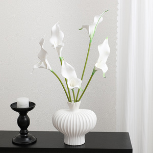Fleurs artificielles Calla Lily en EVA, fleurs au toucher réel en gros pour les arrangements floraux de mariage, décoration florale - Product Image 4