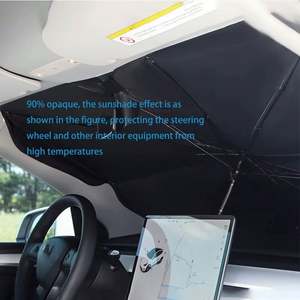 Custom Logo UV Protection Sun Shade Umbrella for Windshields of Various <b>Car</b> <b>Models</b> Windshield Portable <b>Car</b> Foldable Sunshades - Product Image 5