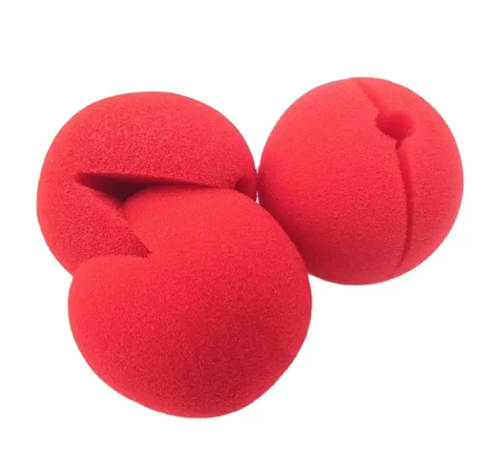 Hand Ready Halloween Home Party Props Sponge Red Clown Nose Cosplay Creative Kids Toys Halloween