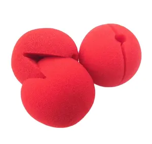 Nariz de payaso para <span class=keywords><strong>Halloween</strong></span>, accesorios para fiesta en casa, esponja roja, Cosplay, juguetes creativos para niños, <span class=keywords><strong>Halloween</strong></span> - Product Image 1