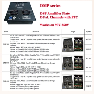 Loa hoạt động khuếch đại mô-đun 2way & 3 cách đầy đủ phạm vi loa lớp <span class=keywords><strong>D</strong></span> 3000W + 3000W 2-kênh DSP mô-đun khuếch đại cho 2*18,2*21 - Product Image 6