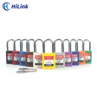 Chine personnalisé LOTO fabricant brun 38mm en acier trempé manille verrouillage de sécurité Tagout cadenas qualité «Made China» serrures