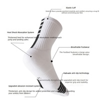 Chaussettes de sport de compression Elite pour la course, le cyclisme aéro, le basketball – Chaussettes de basketball épaisses tricotées mi-mollet OEM