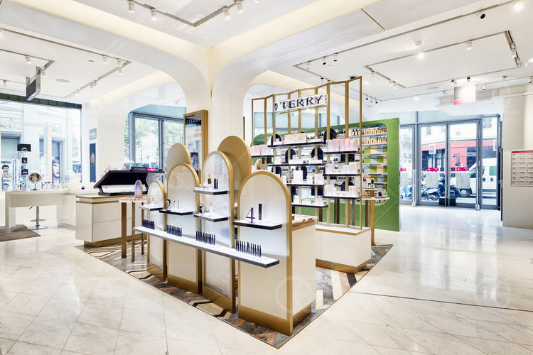 Perfume Retail Store Showcase Modern Fragrance Collection