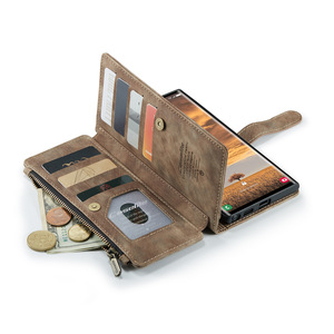 Funda Multifuncional de Cuero para Teléfono Móvil con Ranuras para Tarjetas, Carcasa Trasera Antigolpes para Samsung S24 Ultra A16 A55 S25 A35 A57 - Product Image 5