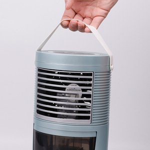 Portable Air Cooler Mini Water Cooling Fan Rechargeable <b>Battery</b> Operated For Home Desktop Use 10 Sqm Coverage - Product Image 1