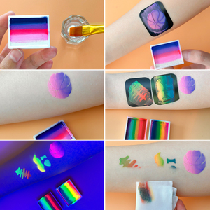 Vente en gros de peinture Bodi peinture à séchage rapide à base d'eau peinture arc-en-ciel Cosplay fête dessin lavable <span class=keywords><strong>visage</strong></span> peinture corporelle - Product Image 4