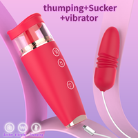 S-HANDE Stoßende Sexspielzeuge für Frauen Vibratoren Saugende Vagina-Nippel-Massagegeräte Klitoris-Stimulation Leckende Zungen-Vibratoren