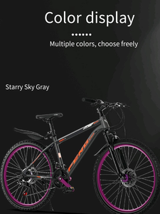 Vélo de montagne <span class=keywords><strong>suspendu</strong></span> avec freins à disque sur les deux roues et manettes de vitesse - Product Image 3