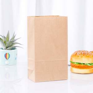 Sacs en papier kraft de qualité alimentaire fabriqués en usine pour l'emballage à emporter, les sacs à pain et les sacs en papier résistants à l'huile de qualité alimentaire - Product Image 5