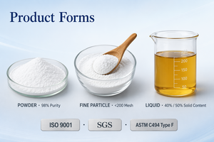 Florey FRPD-18 Poudre de PCE à 98% de teneur en polycarboxylate Superplastifiant Mortier <span class=keywords><strong>autonivelant</strong></span> Matériau de coulis Vente en gros - Product Image 3