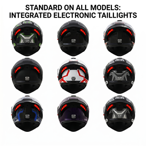 <span class=keywords><strong>Casco</strong></span> Inteligente Modular Abatible para Motocicleta con Luz Trasera LED, <span class=keywords><strong>Homologado</strong></span> por DOT, <span class=keywords><strong>Casco</strong></span> de Turismo para Adultos, Venta al por Mayor OEM - Product Image 3