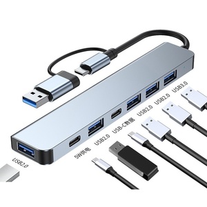 <span class=keywords><strong>Usb</strong></span>-<span class=keywords><strong>C</strong></span> Hub <span class=keywords><strong>USB</strong></span> <span class=keywords><strong>C</strong></span> a <span class=keywords><strong>USB</strong></span> 3,0, 2,0 y <span class=keywords><strong>USB</strong></span> <span class=keywords><strong>C</strong></span> Hub Tipo <span class=keywords><strong>C</strong></span> Dual 5/7/8 en 1 para <span class=keywords><strong>MacBook</strong></span> <span class=keywords><strong>Pro</strong></span> y ChromeBook y XPS y Samsung y más - Product Image 3