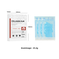 Masque facial soluble en collagène hydrolysé OEM/ODM, 3 pièces/boîte, nourrissant et hydratant, pour le soin du visage
