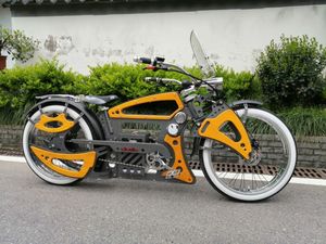 <span class=keywords><strong>Vélo</strong></span> <span class=keywords><strong>électrique</strong></span> rétro modifié à la main, <span class=keywords><strong>vélo</strong></span> de montagne élégant et décontracté pour les trajets quotidiens, avec moteur sans balais au lithium 36V, 3 vitesses - Product Image 6