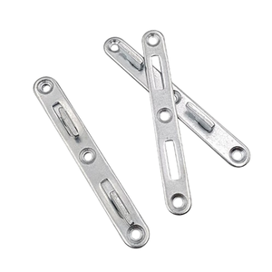 Bisagra de cama de placa plana de doble hebilla, accesorios de conexión de Hardware de muebles de hierro grueso para diseño de hebilla colgante de sofá - Product Image 4