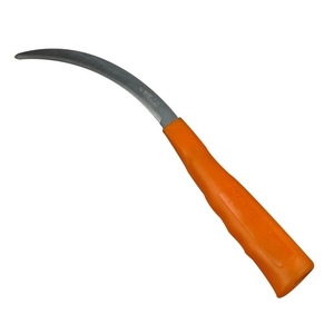Petit couteau à faucille de scie en acier léger poignée en plastique désherbant faucille d'herbe faucille de jardin pointu outils de coupe de désherbage - Product Image 1