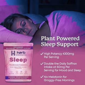 Gomitas de Hongos para Dormir OEMODM, Suplemento para Dormir y Relajarse con Hongos Reishi Superiores y Bayas Silvestres - Product Image 3