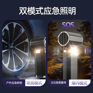 Souffleur portatif sans fil F68, ventilateur turbo haute vitesse avec affichage numérique, alimenté par batterie, pour le camping et l'élimination de la poussière - Product Image 3