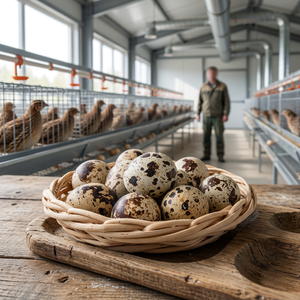 Œufs de Caille Frais de Qualité Supérieure Grade A, Épiés Marron, de Ferme Avicole, Fourniture Quotidienne Directe de la Ferme, Vente en Gros - Product Image 1