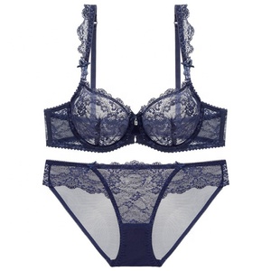 <span class=keywords><strong>Li</strong></span> Yan Sexy Respirant Dentelle Broderie Lingerie Soutien-Gorge Et Culotte Ensemble Pour Gros Seins Femelle Transparent femmes Sous-Vêtements Ensemble - Product Image 6