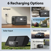 Centrale Électrique Portable OEM en Gros 3000W avec Batterie LiFePO4 et Onduleur à Onde Sinusoïdale Pure pour Panneau Solaire MPPT, Idéale pour le Camping et les Activités de Plein Air