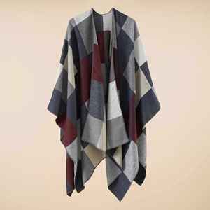 Vente en gros de capes, ponchos, écharpes, châles et pashminas en laine pour femmes, hiver, 150*130cm - Product Image 1