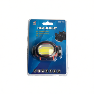 Faro a LED da 150 lumen con clip per ciclismo, escursionismo, corsa, 1 pezzo - Product Image 2