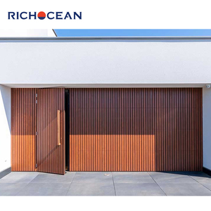 Puertas de <span class=keywords><strong>Garaje</strong></span> Seccionales de Aluminio para Exteriores, <span class=keywords><strong>Puerta</strong></span> de <span class=keywords><strong>Garaje</strong></span> de Lujo <span class=keywords><strong>con</strong></span> Acabado de Madera y <span class=keywords><strong>Puerta</strong></span> de Acceso - Product Image 1