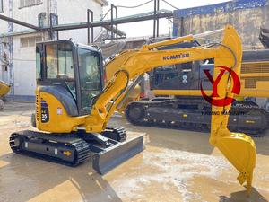 Excavatrice Komatsu PC35MR 2024, 3,5 tonnes, performances certifiées EPA CE, composants principaux : moteur, boîte de vitesses, pompe, roulement, godet de 0,175 m - Product Image 3