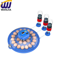 Incubateur à œufs de volaille WANJIA, machine d'éclosion automatique avec contrôle de l'humidité et de la température pour l'élevage de poulets