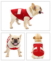 Gilet d'hiver pour animaux de compagnie en gros, gilet en polaire Sherpa pour chien, manteau chaud d'hiver pour animaux de compagnie avec poches et boutons, vêtements pour chiots de petite taille