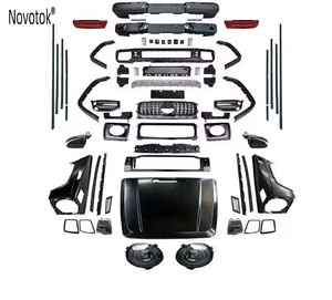 ชุดแต่งรอบคัน PP Material W463 อัพเกรดเป็น W464 Style สำหรับ <span class=keywords><strong>Mercedes</strong></span> W463 G500 G63 <span class=keywords><strong>G65</strong></span> G Class  เข้ารูปพอดีอย่างสมบูรณ์แบบ - Product Image 6