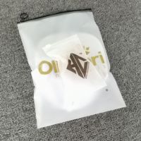 Sacs d'emballage en plastique givré personnalisés Creatrust avec votre logo, en polyéthylène recyclé, pour vêtements, avec fermeture éclair