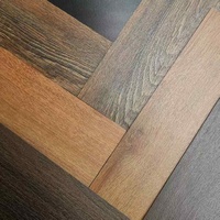 Fischgrät 3mm Niedriger VOC-Gehalt Luxus-Vinylfliesen mit Klassischem Muster LVT-Bodenbelag Verformungsresistente LVP-Vinylplanken für Elegante Eingangshallen