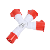 Prise industrielle étanche Nuoqiya 4 broches 3P+E 380V mâle et femelle 32A, prise industrielle 3 voies