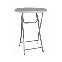 Table de bar d'extérieur en plastique HDPE, table de cocktail en HDPE pour l'extérieur