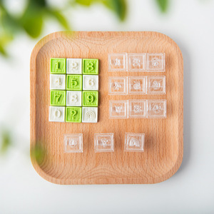 Nghệ tây Acrylic 0-9 số fondant embosser <span class=keywords><strong>Cookie</strong></span> máy cắt với dập nổi khuôn cho <span class=keywords><strong>Cookie</strong></span> đóng dấu - Product Image 1