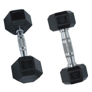 Giá Rẻ Giá HEX quả tạ cơ thể xây dựng phòng tập thể dục quả tạ cao su phụ nữ để bán - Product Image 5