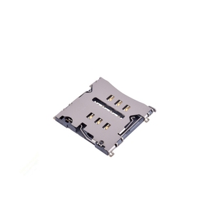 Soporte para tarjeta Micro SIM de 6 pines, tipo pulsador, para tarjetas Micro SIM pequeñas, salida de fábrica - Product Image 2