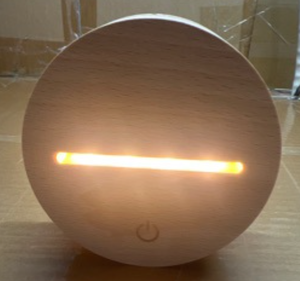ฐานวางไม้พร้อมไฟ <span class=keywords><strong>LED</strong></span> แบบชาร์จไฟได้ โคมไฟกลางคืนแบบสัมผัสไร้สาย ที่วางโคมไฟอะคริลิค 3 มิติ ดีไซน์ทันสมัยสำหรับห้องนั่งเล่น - Product Image 4