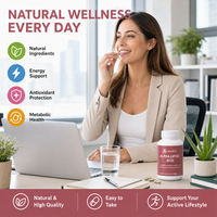 Capsules d'acide alpha-lipoïque R de haute pureté 300 mg, formule pure d'isomère R, sans forme S, testées par un tiers, complément alimentaire