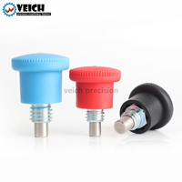 Mini attaches de piston d'index Bouton de traction rétractable en acier galvanisé avec charge de ressort pour les applications à ressort