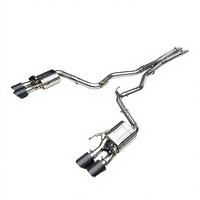 Échappement haute performance Catback en acier inoxydable 304 pour Ford Mustang GT 5.0 V8 2015-2025, silencieux à quatre sorties