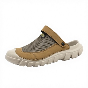 Factory Supply Accept Custom LOGO Service New Design Rubber Anti-Slippery Breathable Slip-On Summer Closed Toe <b>Large</b> Size Men - Product Image 3