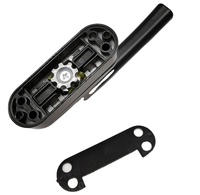 Loquet de porte patio Quincaillerie de porte en gros Poignée de fenêtre en aluminium Serrure à deux points Poignée de fenêtre coulissante