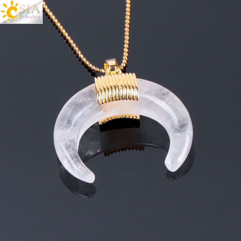F063-White-Crystal + Chaîne