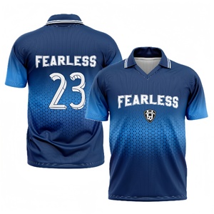 Nouveau maillot de football en sublimation avec logo brodé, style décontracté, entraînement d'équipe, 100% polyester, maillot de football pour les fans - Product Image 1