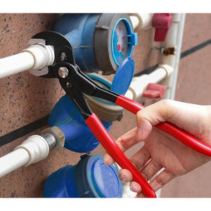 Pince réglable POLIGRIP 'EXTRA' 2 \ "-400mm mesure métrique en acier de qualité bricolage poignée souple en plastique 200mm pour poignée industrielle - Product Image 3